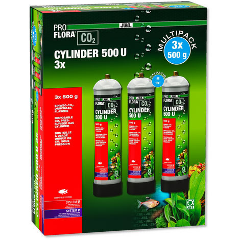 JBL ProFlora CO2 Cylinder 500U 3x500 g