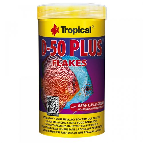 Tropical D-50 Plus Flakes 50 g/250 ml