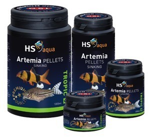 HS aqua Sinking Artemia Pellets 135 g/200 ml