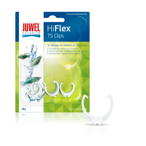Juwel HiFlex T5 muoviset klipsit 4 kpl